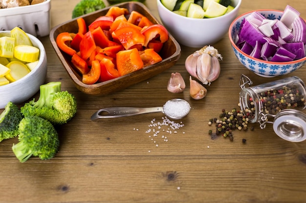 Kuchenny blat z przyprawami